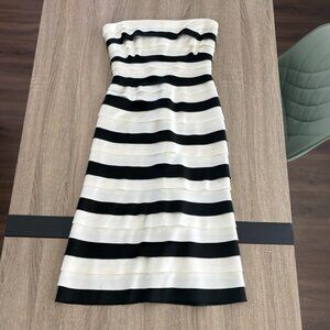 bcbg striped dress black white Shop BCBG MaxAzria clothing and handbags at SilkRoll. Trade with us!